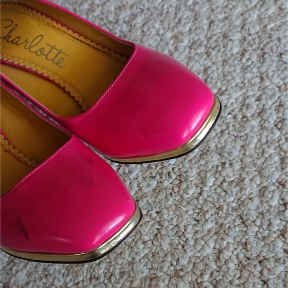 CHARLOTTE OLYMPIA Fuchsia Pumps size 36.5 - Picture 12 of 16